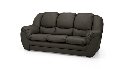 Диван Нимфа трехместный (французская раскладушка) Madras Браун 216*110*103 см, Коричневый Натуральная кожа Французская раскладушка Фиеста