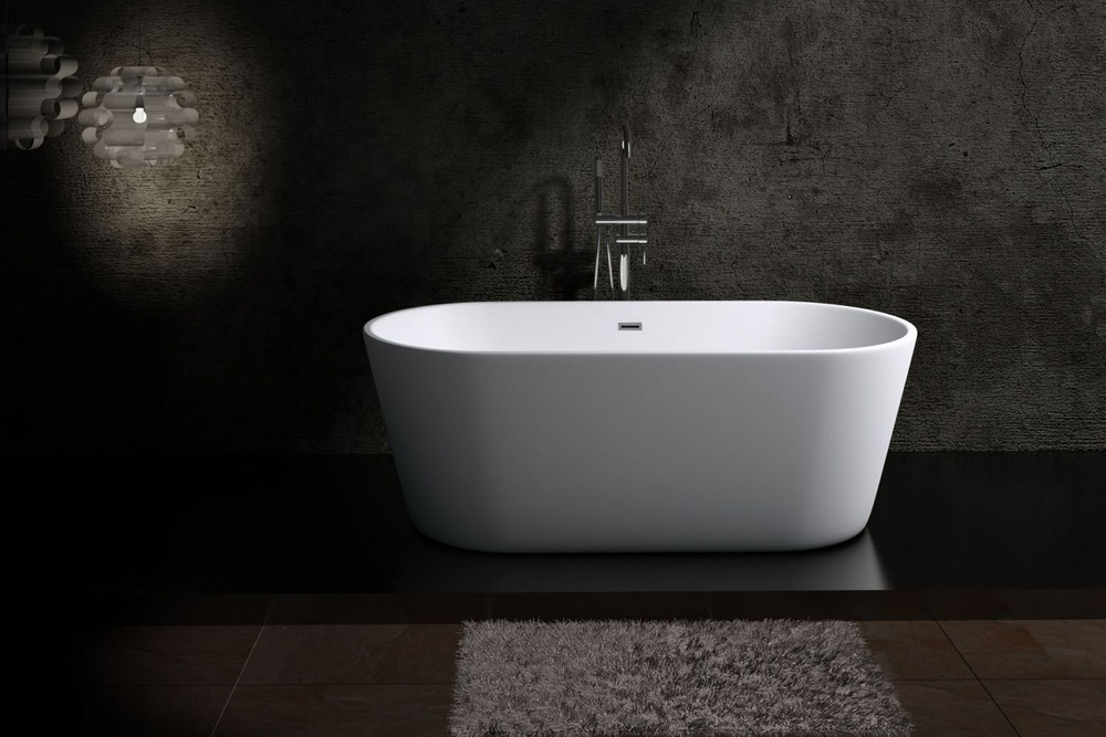 Акриловая ванна ARTMAX AM-520-1695-795 отдельностоящая со сливом-переливом ,сифон в комплекте