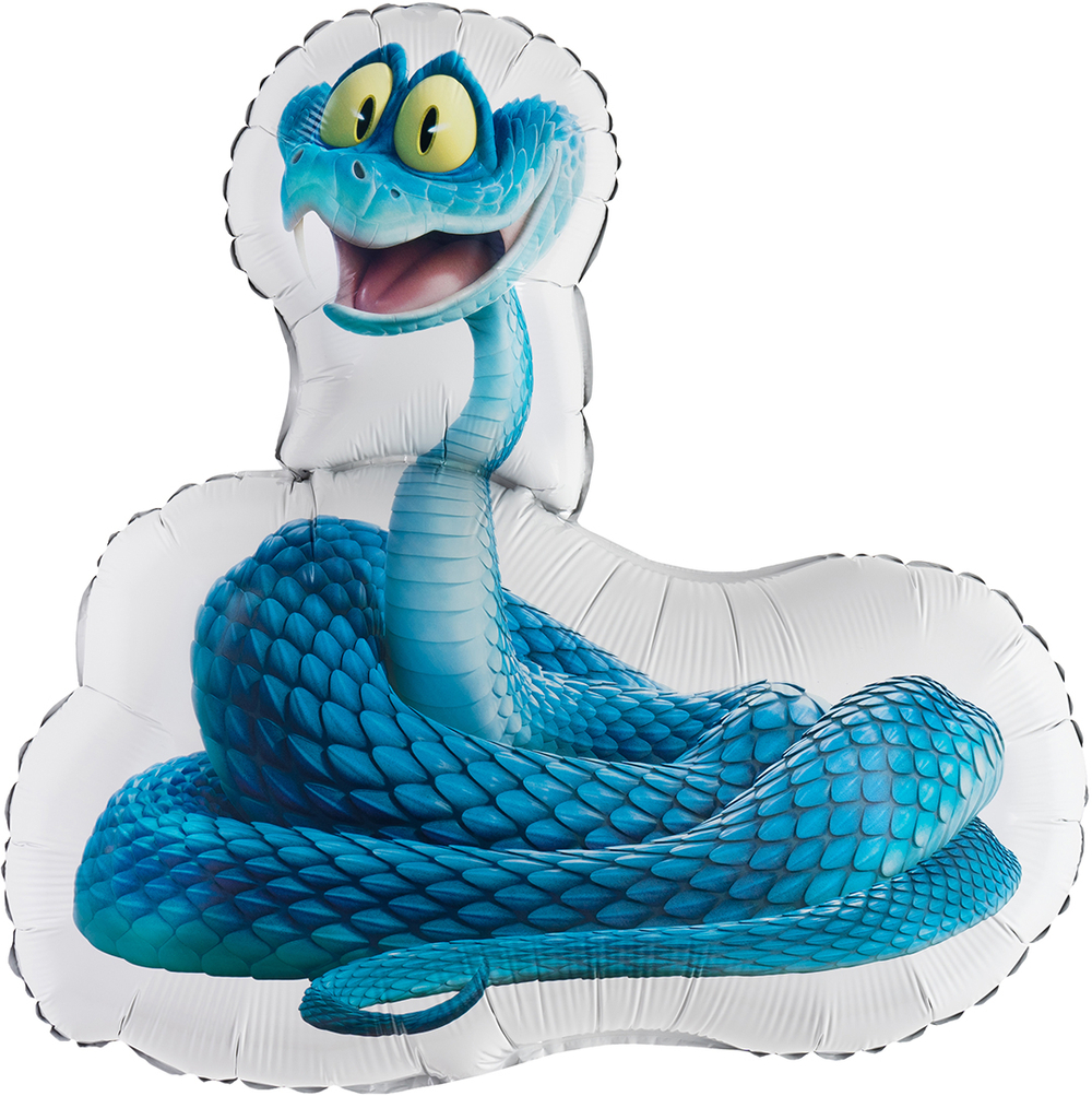 Купить фигурный шар с гелием в виде гадюки Гари Змеи из Зверополиса