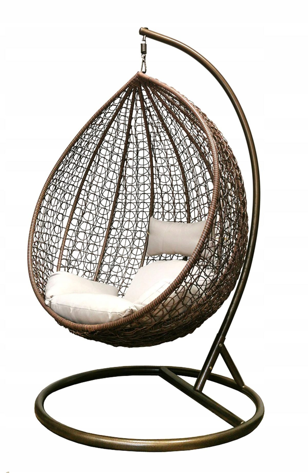 Кресло подвесное цвет коричневый
