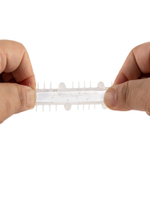 Стимулирующая насадка на пенис с несколькими видами рельефа