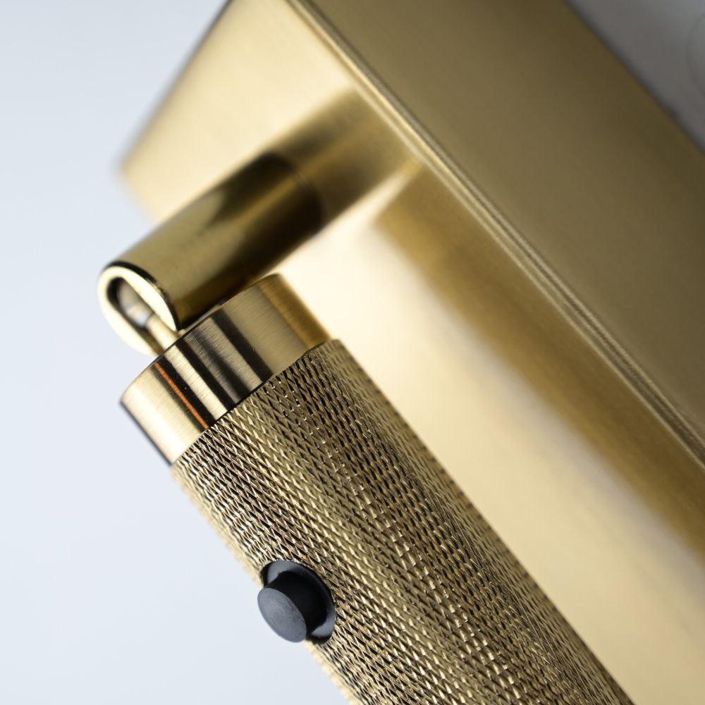 Бра Chelsom Wall Led Knurl Brass By Imperiumloft
