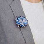 Брошь Shadore Цветок XZ1153.23 BL/S