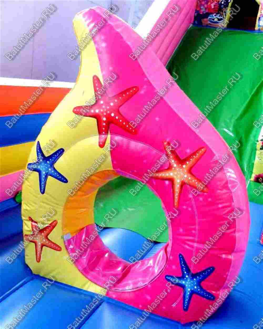 Коммерческий батут "Морские приключения" 12*6*5 м