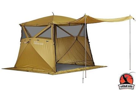 Кухня-шатер HIGASHI Pyramid Camp Olive