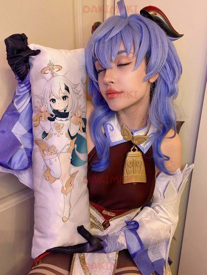 Мини дакимакура Паймон из Геншин Импакт | Genshin Impact арт. M0793, 60х20 см