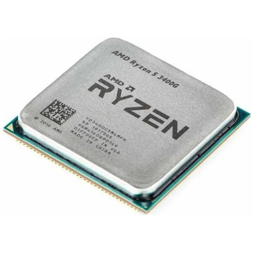 Процессор AMD Ryzen 5 3400G Picasso, AM4, 4C/8T, 3.7/4.2Ghz, Radeon RX Vega 11, L3 4Mb, 65W, OEM (YD3400C5M4MFH)