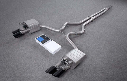 Спортивная выхлопная система с заслонками для Porsche Panamera 971 3.0T Порш Панамера