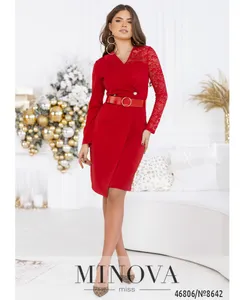 Платье 8642-красный Minova