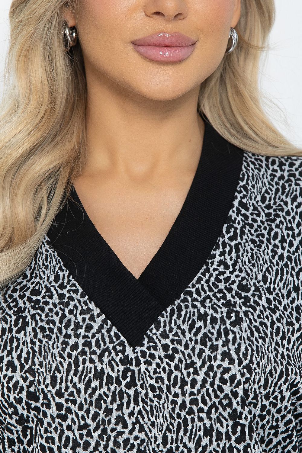 Платье Любите женщину (черно-белое) НЬЮ П12088 LT Collection