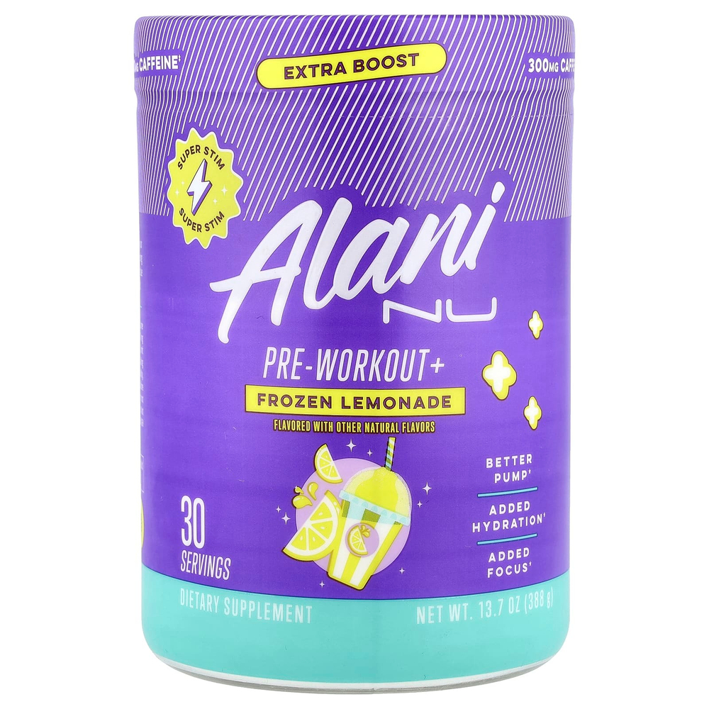 Alani Nu, Pre-Workout+, фруктовый лимонад, 388 г (13,7 унции)