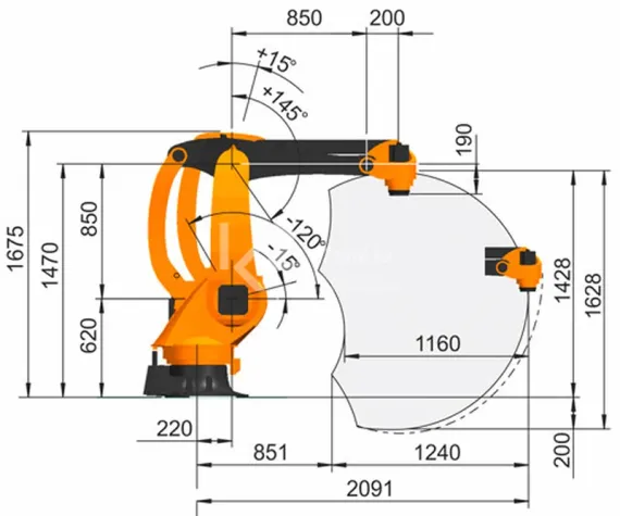 Промышленный робот KUKA KR 40 PA