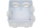 Разветвительная коробка STEKKER EBX30-01-65, 7 мембранных вводов, IP65, светло-серая 39553