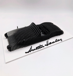 3d модель автомобиля "Austin-Healey 100"