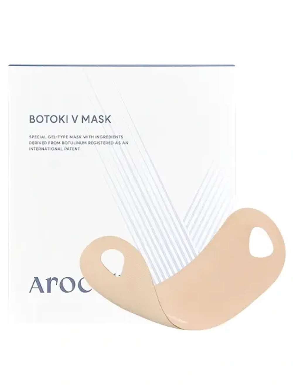 Эластичная маска для подтяжки и укрепления нижней трети лица AROCELL Botoki V Mask
