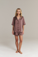 Пижамные шорты из шелка