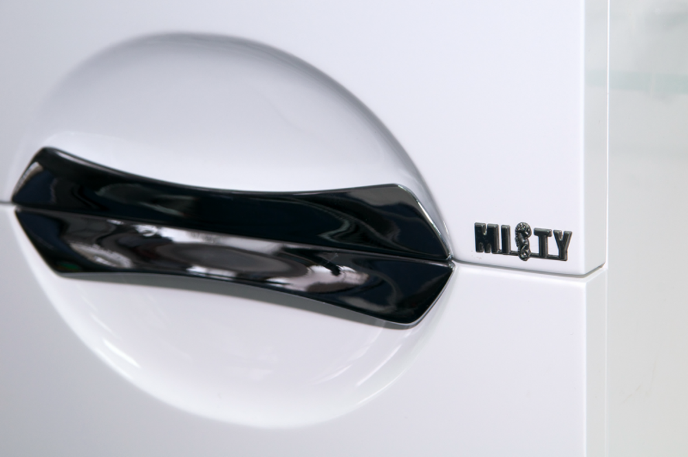 Шкаф - пенал Misty Орхидея 35 с бельевой корзиной правый