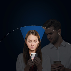 Стекло на экран "Антишпион" для Samsung Galaxy S26 Ultra, серия 2.5D Privacy Screen Protector от Dux Ducis
