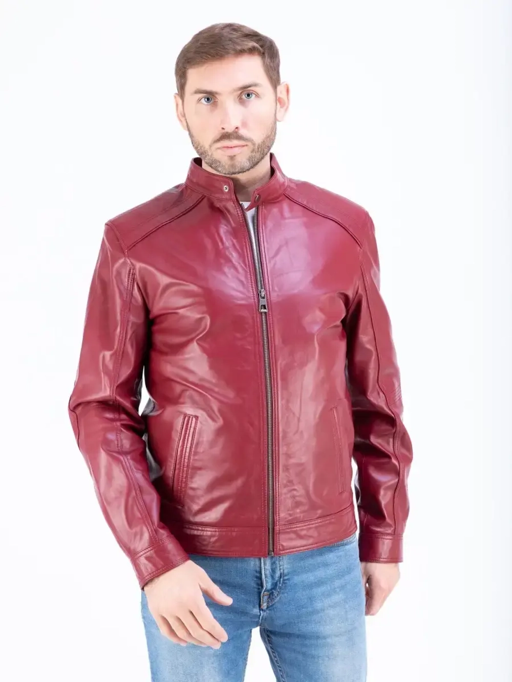 Куртка мужская из натуральной кожи