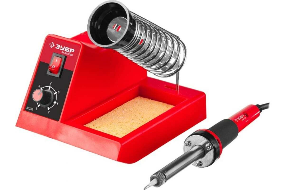 Паяльная станция ЗУБР 48Вт, 100-450°C, ПС-50А 55332