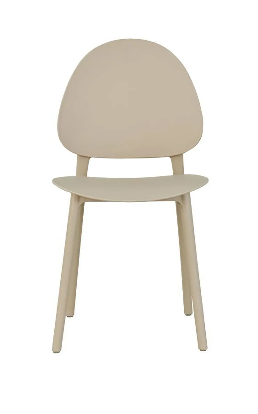 "Апероль" стул пластиковый, цвет бежевый