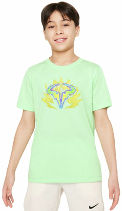 Футболка для мальчика теннисная Nike Kids Dri-Fit Rafa T-Shirt - vapor green