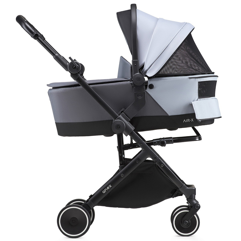 Детская коляска Anex Air-X Travel Cot Cosmo 3 в 1 woo/gray/black