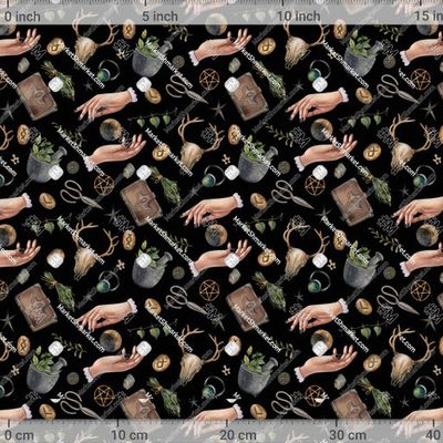 Мистический, на черном фоне by g.sm.art 667 DPI