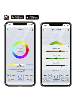Citilux Паркер Смарт CL225A240E RGB Умная люстра Белая