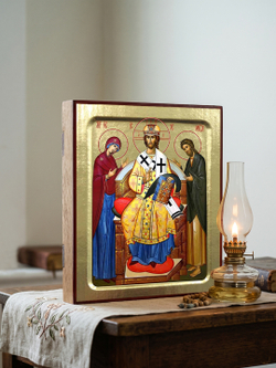 Икона Спасителя Великий Архиерей на дереве: 125 х 160 (Синопсисъ)