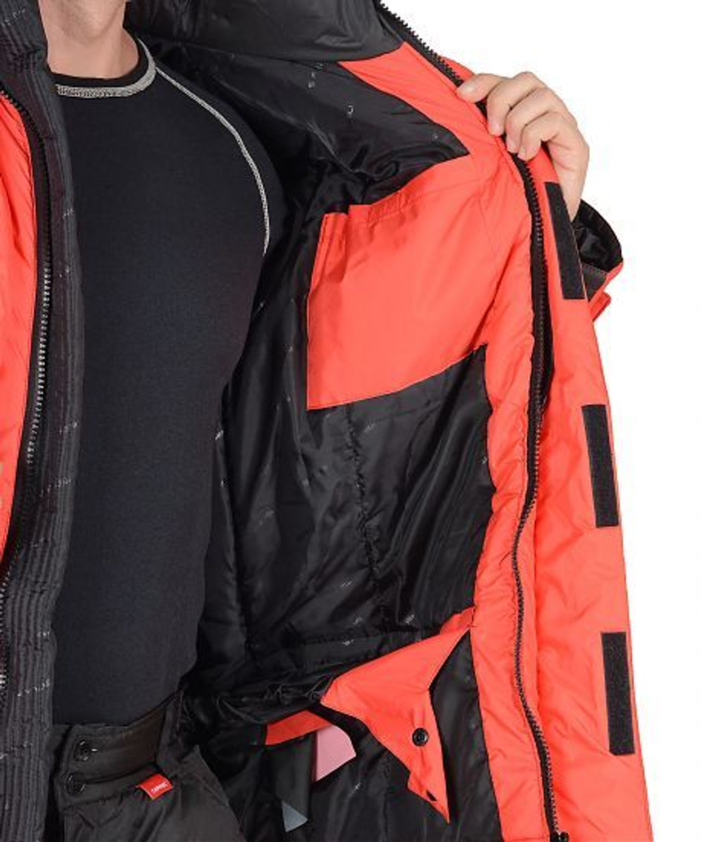 Куртка "ЕВРО" Красный с черным