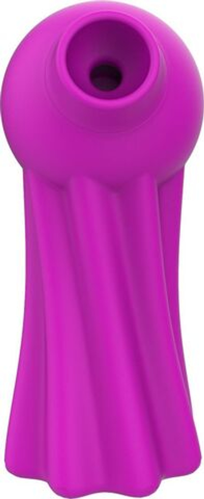 Лиловый вакуум-волновой стимулятор Miss Kissy (Цвет: лиловый)