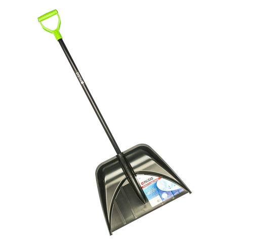 Лопата снеговая алюм. 560х415мм черная Профи