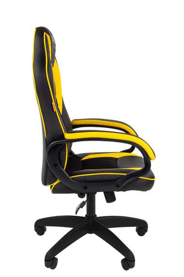 Офисное кресло Chairman   game 16 Россия экопремиум черный/желтый