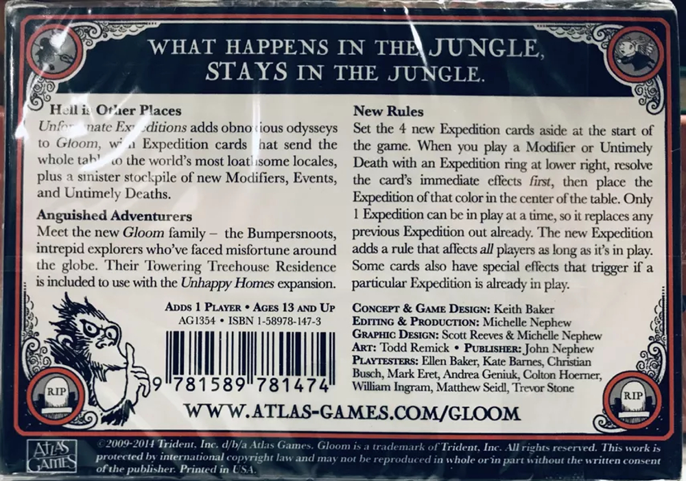 Gloom 2nd Edition: Unfortunate Expeditions