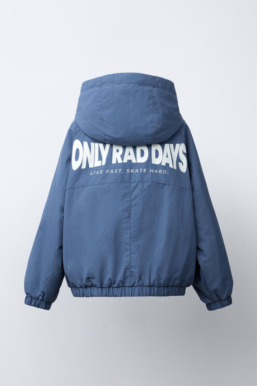 ZARA АНОРАК WATER REPELLENT, ИНДИГО