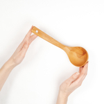 Деревянный половник, черпак (поварешка) из древесины бука.