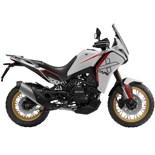 Мотоцикл Moto Morini X-CAPE 700 Gold Spoke Wheel, белый