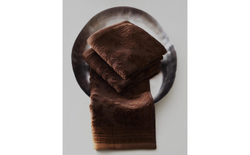 Zara Home Полотенце для лица и рук из хлопка, терракотовый, 30x30 см (3 шт.)
