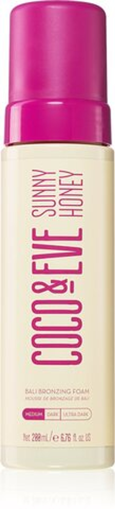 Coco & Eve Sunny Honey Bali Bronzing Foam - пена для автозагара /  Medium 200  ml  / GTIN 8886482911728
