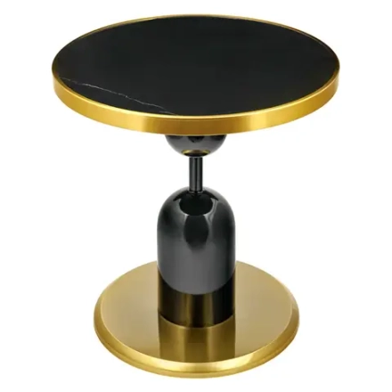 Кофейный столик Bradex Home Gloria диам.50см x 54см, чёрный, металл