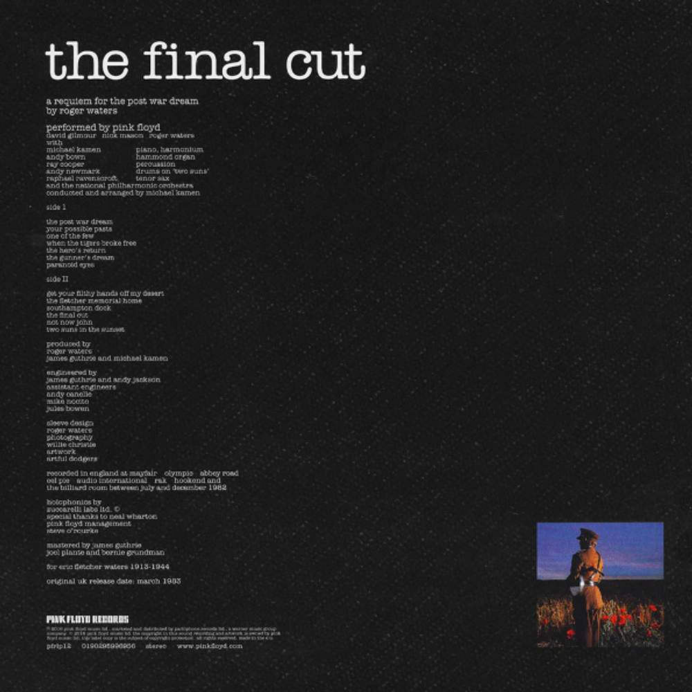 Pink Floyd / The Final Cut (LP)