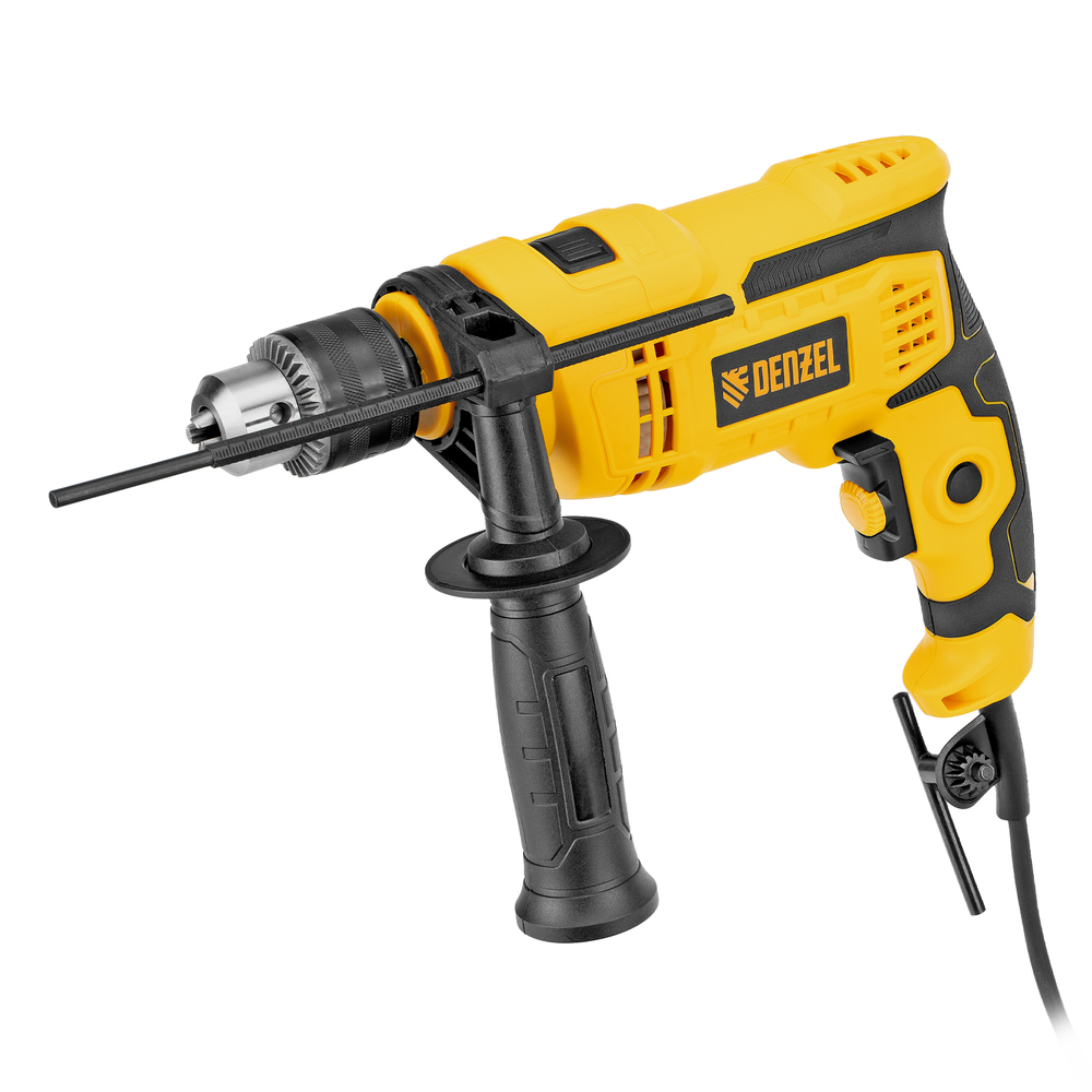 Дрель ударная IDD-750, 750 Вт, 0-3000 об/мин, 48000 уд/мин// Denzel