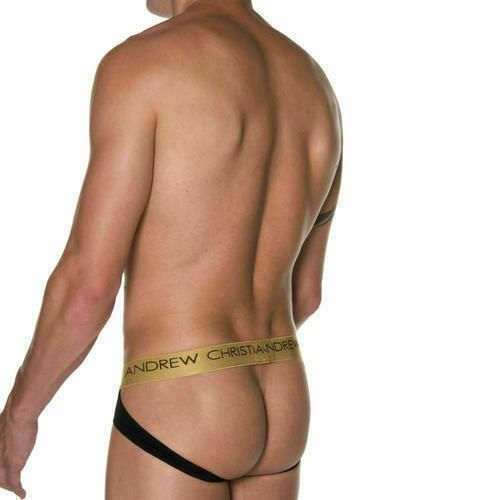 Мужские трусы джоки черные Andrew Christian Infiniti Jock Black