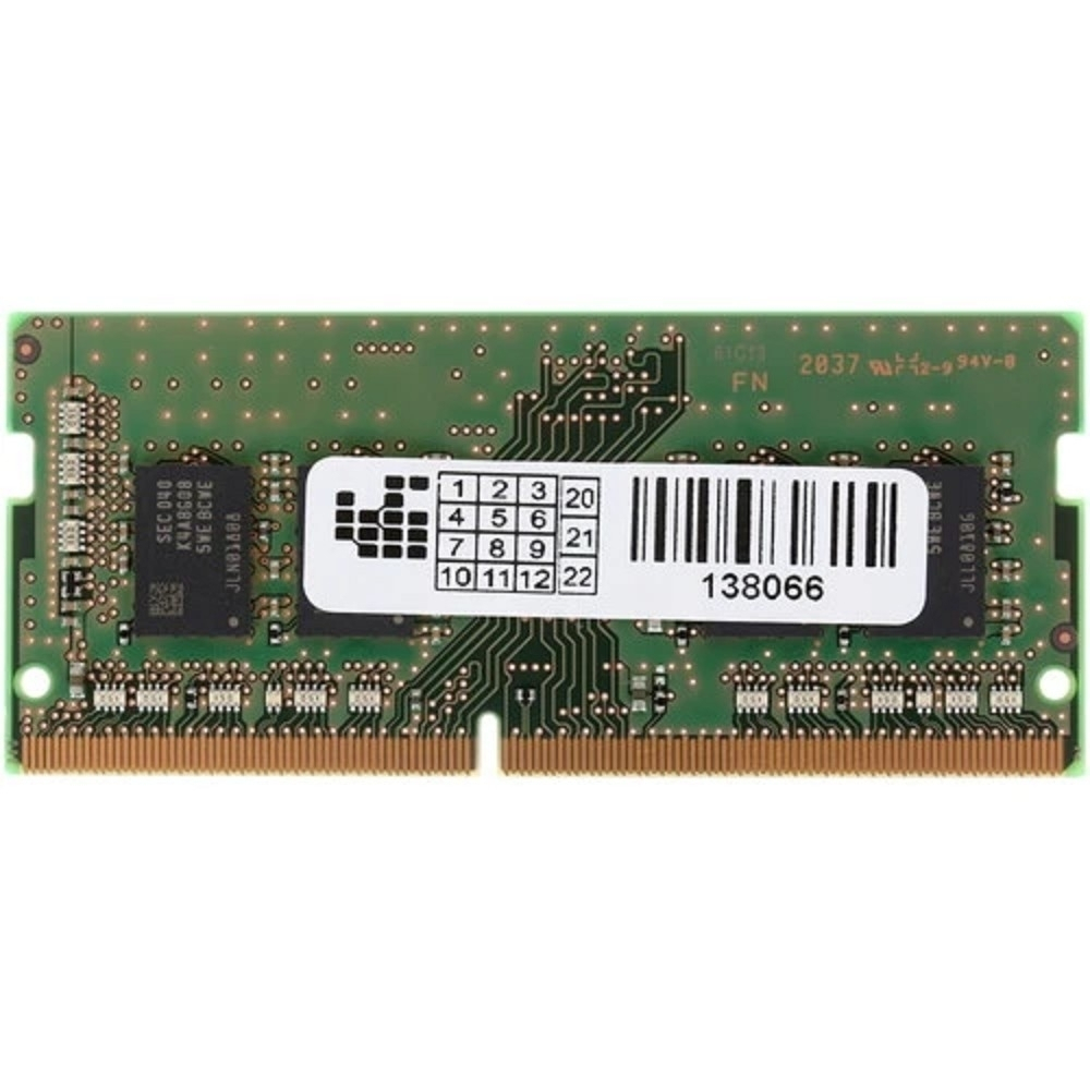 Оперативная память Samsung DDR4 8Gb 3200MHz M471A1K43EB1-CWE OEM PC4-25600 CL19 SO-DIMM 260-pin 1.2В original single rank