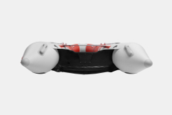 Надувная лодка GLADIATOR E450PRO красно-белый