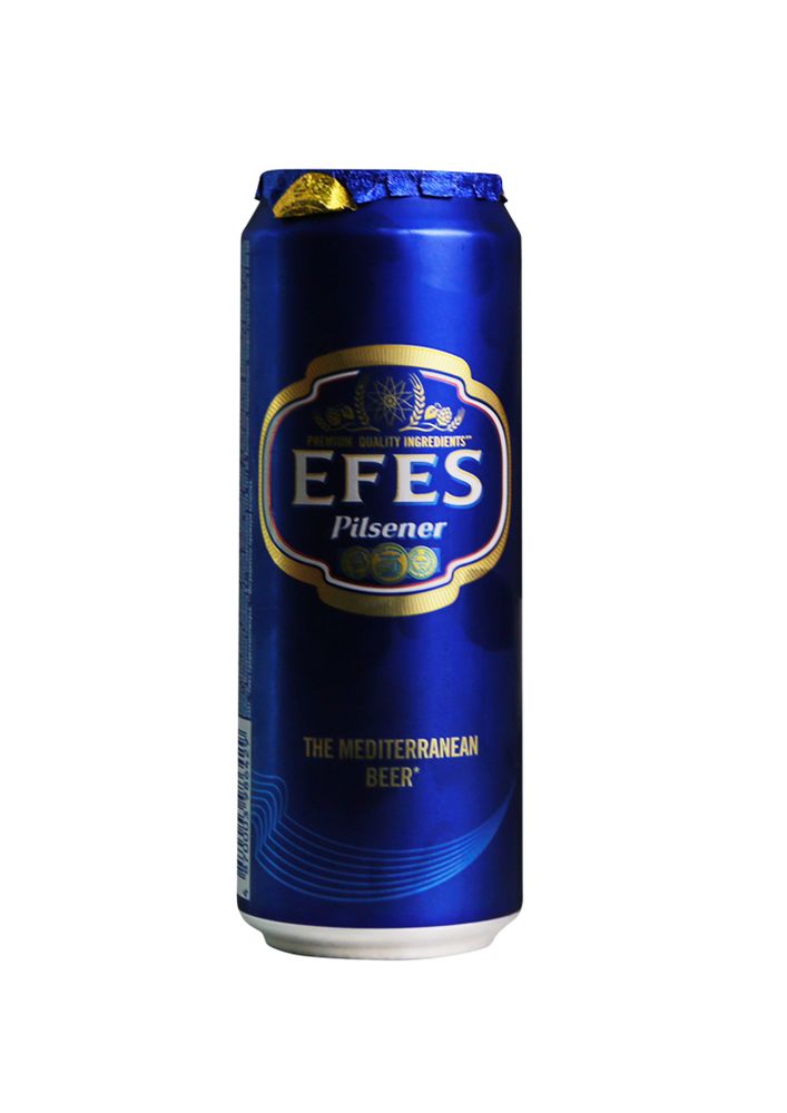 Пиво «Efes Pilsener» светлое пастеризованное 0.45 л.ж/б