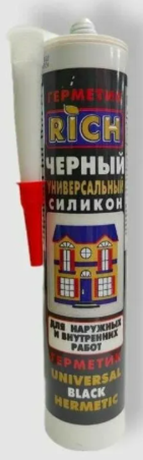 Герметик Рич силиконовый унив.черный 280мл