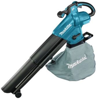 Воздуходув-пылесос акк. Makita DUB187Z, LXT BL 18В, 4,2 м³/мин, 64 м/с, мешок 25л, XPT