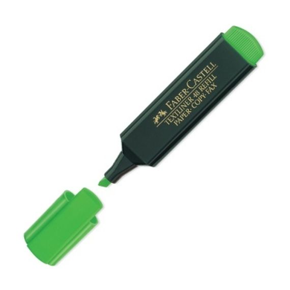 Textmarker yaşıl 48 Texliner Faber Castell